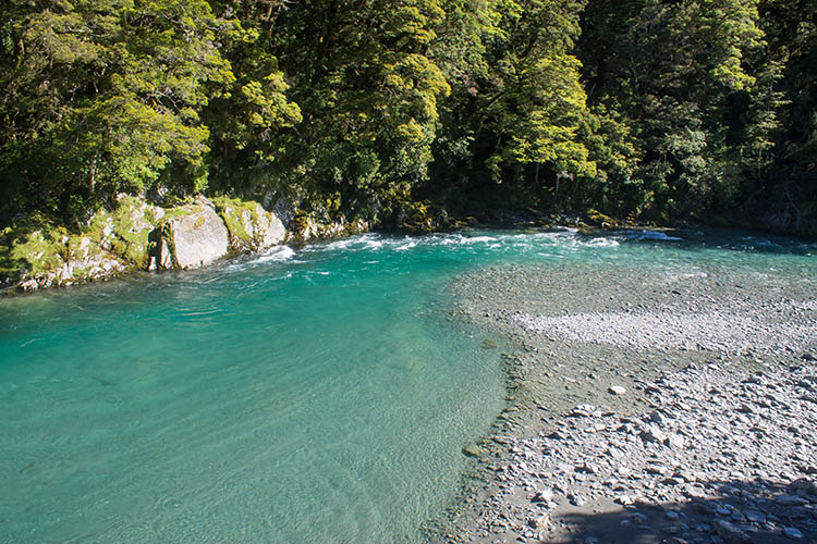 The Blue Pools, Mount Aspiring National Park, New Zealand