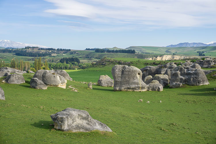 The Elephant Rocks Waitaki Valley See The South Island Nz